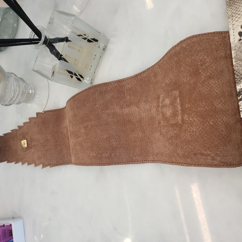 Snakeskin/ Leather Clutch Bag - Picture 9 of 9